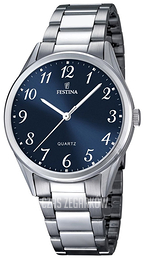Festina Niebieski/Stal Ø40 mm F16875-2