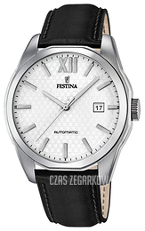 Festina Dress Biały/Skóra Ø43 mm F16885-2