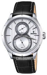 Festina Dress Srebrny/Skóra Ø46 mm F16892-1