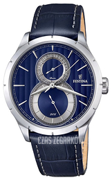 Festina Dress Niebieski/Skóra Ø46 mm F16892-3