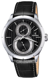 Festina Dress Czarny/Skóra Ø46 mm F16892-6