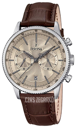 Festina Sport Beżowy/Skóra Ø41 mm F16893-3