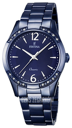 Festina Dress Niebieski/Stal Ø35 mm F16915-1