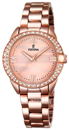 Festina Dress Różowe złoto/Stal w kolorze różowego złota Ø34 mm F16920-2