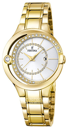 Festina Dress Srebrny/Stal w odcieniu złota Ø33 mm F16948-1