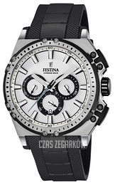 Festina Sport Srebrny/Guma Ø44 mm F16970-1