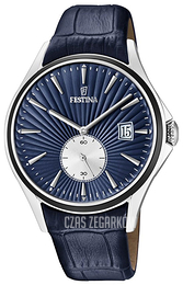 Festina Niebieski/Skóra Ø42 mm F16980-3