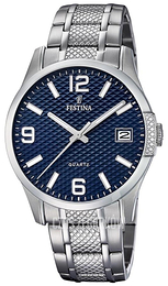 Festina Niebieski/Stal Ø42 mm F16981-2