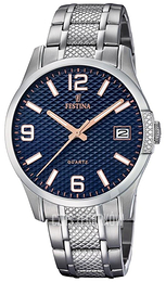 Festina Niebieski/Stal Ø41 mm F16981-4