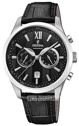 Festina Czarny/Skóra Ø44 mm F16996-4