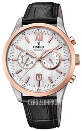 Festina Biały/Skóra Ø44 mm F16997-1