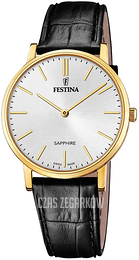 Festina Biały/Skóra Ø39 mm F20016-1