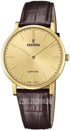 Festina Żółte złoto/Skóra Ø39 mm F20016-2