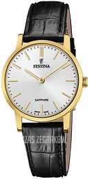 Festina Srebrny/Skóra Ø29 mm F20017-1
