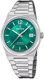 Festina Swiss Made Zielony/Stal Ø35 mm F20035-5