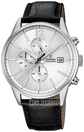 Festina Sport Srebrny/Skóra Ø43 mm F20284-1