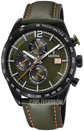 Festina Sport Zielony/Skóra Ø44 mm F20344-6