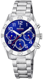 Festina Sport Niebieski/Stal Ø36 mm F20345-2