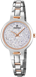 Festina Mademoiselle Zestaw kryształów/Stal w kolorze różowego złota Ø29 mm F20381-1