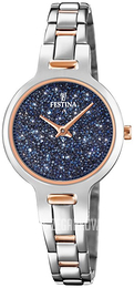 Festina Mademoiselle Zestaw kryształów/Stal w kolorze różowego złota Ø29 mm F20381-2