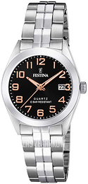 Festina Classic Czarny/Stal Ø28 mm F20438-3