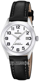 Festina Biały/Skóra Ø28 mm F20447-1