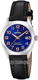 Festina Niebieski/Skóra Ø28 mm F20447-2