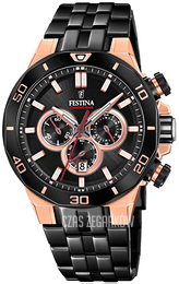 Festina Czarny/Stal Ø44 mm F20451-1