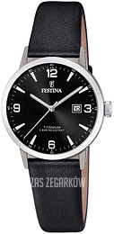 Festina Czarny/Skóra Ø32 mm F20472-3