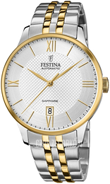 Festina Dress Srebrny/Stal w odcieniu złota Ø42 mm F20483-4
