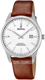 Festina Biały/Skóra Ø39 mm F20512-2