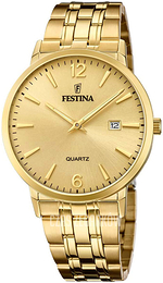 Festina Żółte złoto/Stal w odcieniu złota Ø41 mm F20513-3