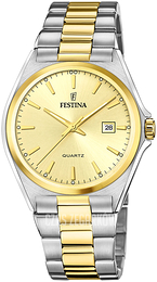 Festina Classic Żółte złoto/Stal w odcieniu złota Ø40 mm F20554-3