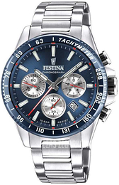 Festina Timeless Niebieski/Stal Ø45 mm F20560-2