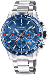 Festina Timeless Niebieski/Stal Ø45 mm F20560-3