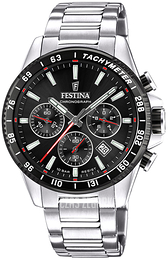 Festina Timeless Czarny/Stal Ø45 mm F20560-6