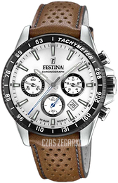 Festina Timeless Srebrny/Skóra Ø45 mm F20561-1