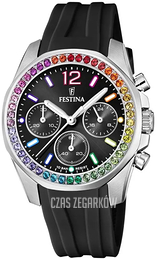 Festina Boyfriend Czarny/Guma Ø38.1 mm F20610-3