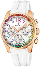 Festina Boyfriend Biały/Guma Ø38.1 mm F20611-2