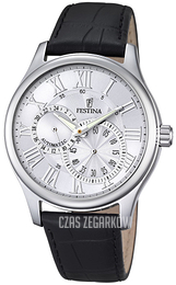 Festina Classic Srebrny/Skóra Ø42 mm F6848-1