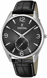 Festina Retro Czarny/Skóra Ø42 mm F6870-4
