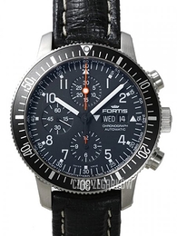 Fortis B-42 Official Cosmonauts Czarny/Skóra Ø42 mm 638.10.11.L01