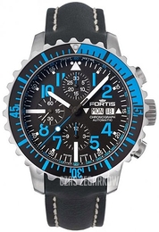 Fortis B-42 Marinemaster Czarny/Skóra Ø42 mm 671.15.45.L