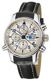 Fortis F-43 Beżowy/Skóra Ø43 mm 702.20.92.L01