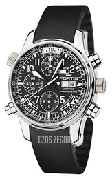 Fortis F-43 Czarny/Guma Ø43 mm 703.10.11.K