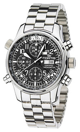 Fortis F-43 Czarny/Stal Ø43 mm 703.10.11.M