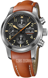 Fortis Aeromaster Czarny/Skóra Ø42 mm F4040001