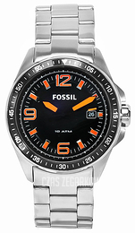 Fossil Czarny/Stal Ø44 mm AM4359