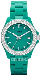 Fossil Zielony/Żywica z tworzywa sztucznego Ø36 mm AM4468