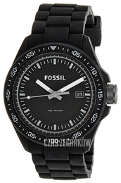Fossil Czarny/Guma Ø44 mm AM4505